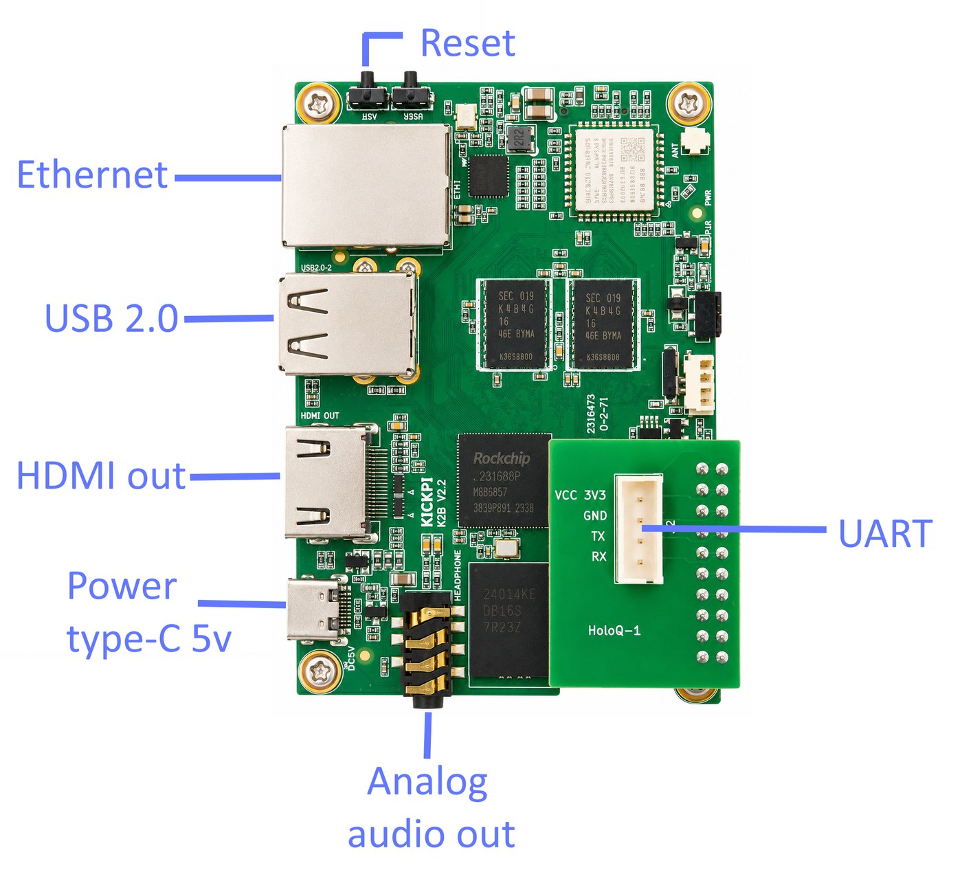 HoloQ Player board
